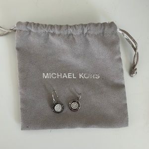 Michael Koran Silver Dangle Earrings